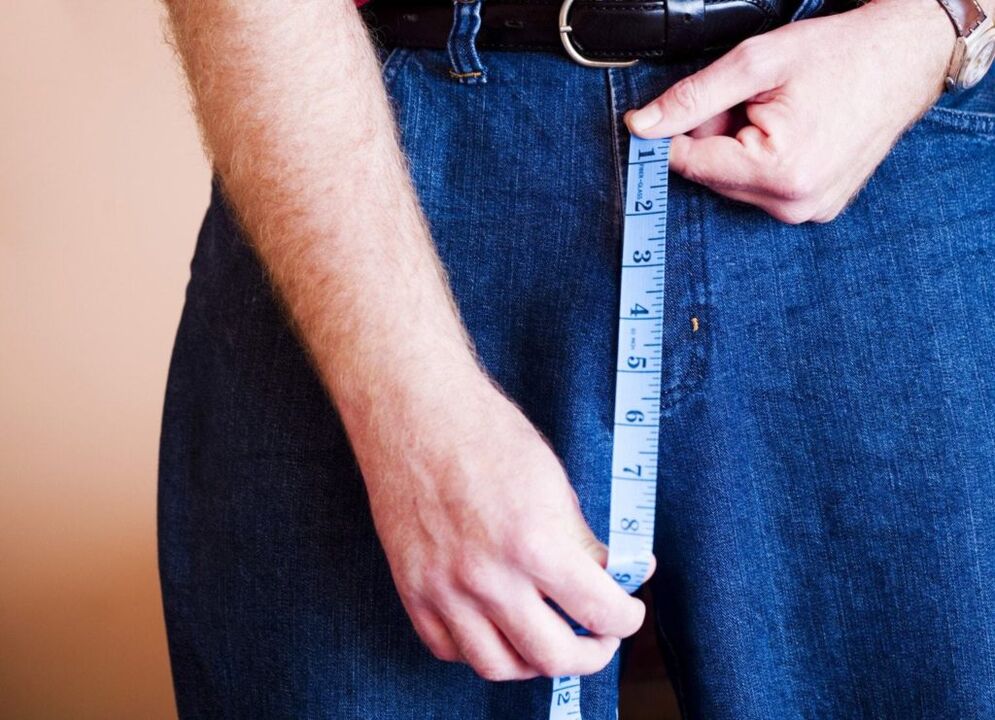mjerenje debljine penisa prije povećanja