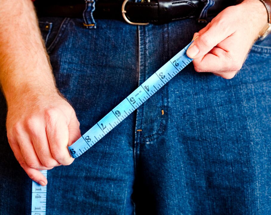 mjerenje penisa sa centimetrom